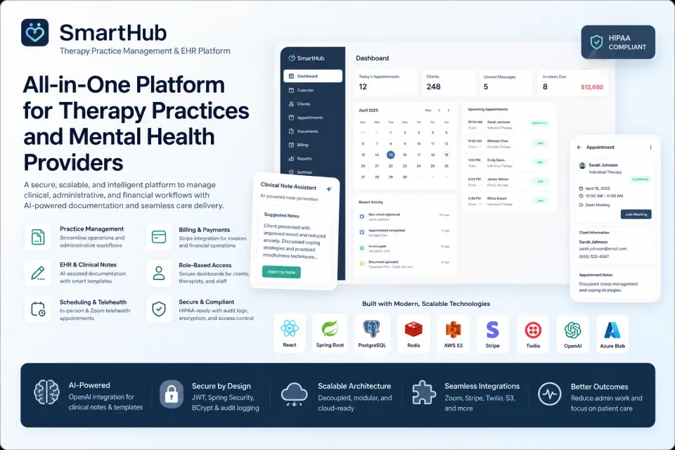 Therapy Flow - Enterprise Therapy Practice Hub